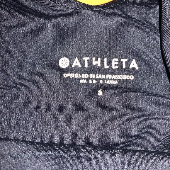 Athleta Black Ultimate Support 2-1 Tank Top - Picture 6 of 6